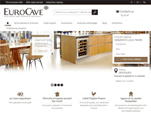 Tablet Screenshot of en.eurocave.com